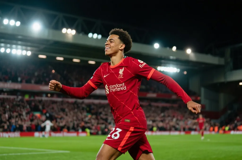 当特伦特·亚历山大·阿诺德第一次在绿茵场上书写属于自己的诗篇